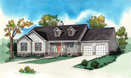 Full Rendering for House Plan #401151