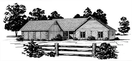 Full Rendering for House Plan #400061