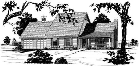 Full Rendering for House Plan #404061