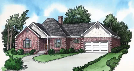 Full Rendering for House Plan #406261