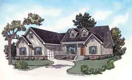 Full Rendering for House Plan #408261