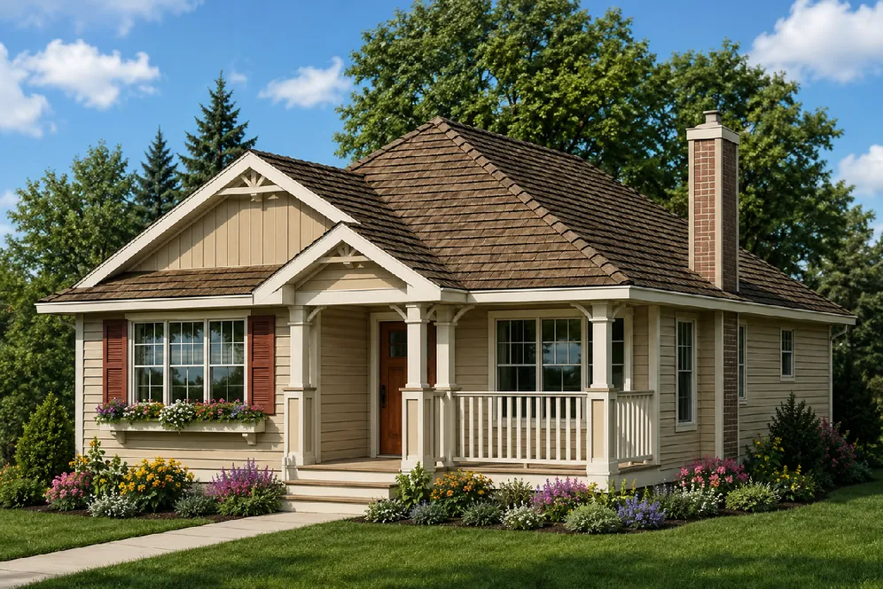 Full Rendering for House Plan #130244