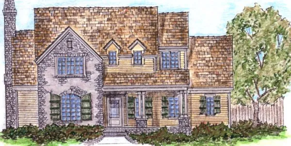 Full Rendering for House Plan #474000