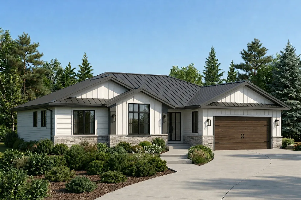Full Rendering for House Plan #202021