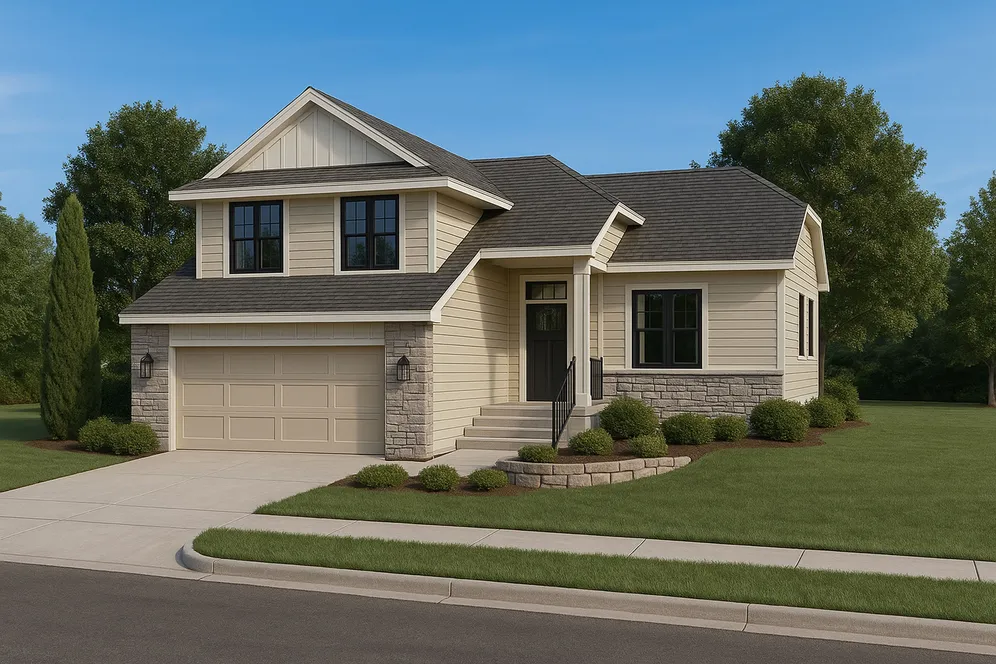 Full Rendering for House Plan #156871