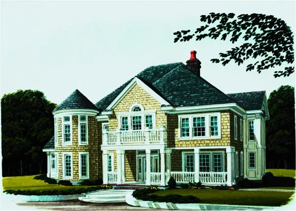 Full Rendering for House Plan #473200