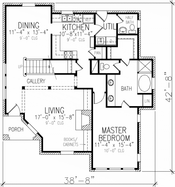Main Floor Plan for House Plan #471800
