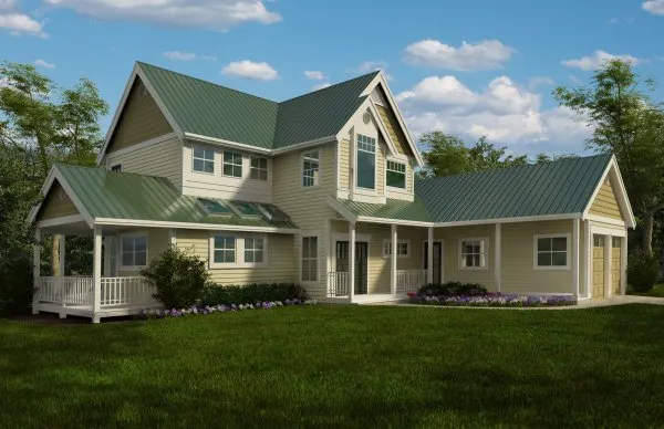 Full Rendering for House Plan #264062