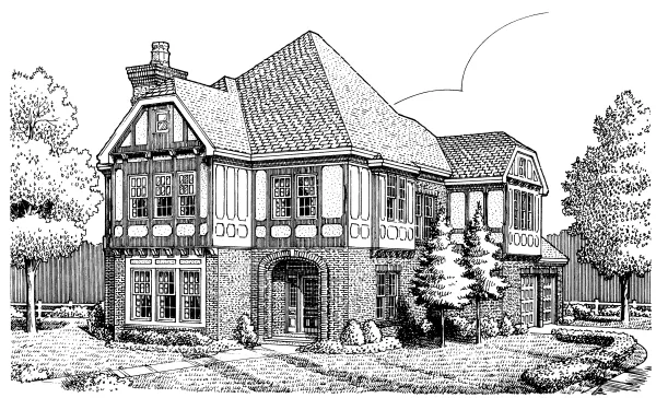 Full Rendering for House Plan #472510