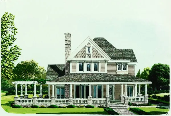Full Rendering for House Plan #470215