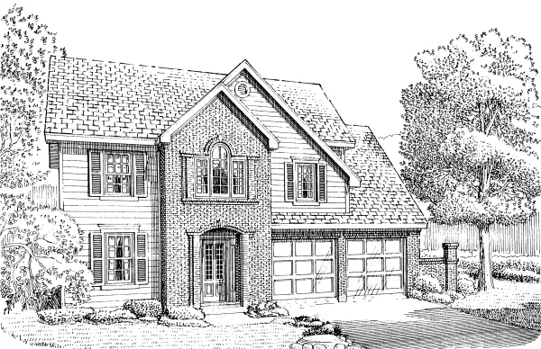 Full Rendering for House Plan #476320