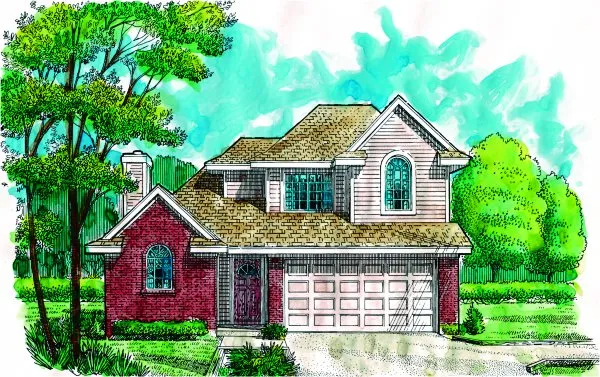 Full Rendering for House Plan #477520