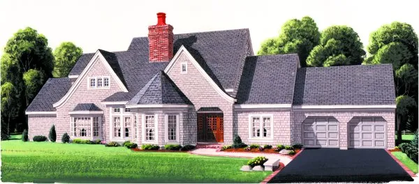Full Rendering for House Plan #472620