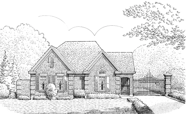 Full Rendering for House Plan #479130