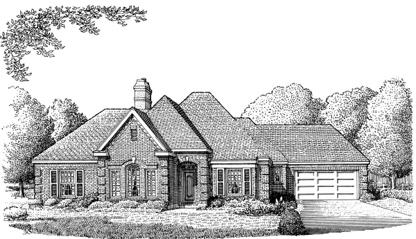 Full Rendering for House Plan #479330