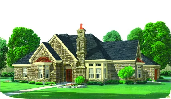 Full Rendering for House Plan #473840