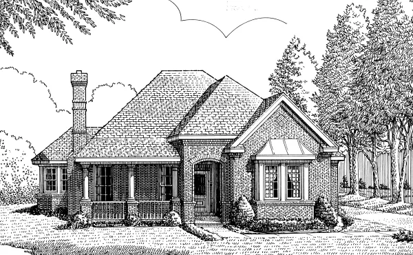 Full Rendering for House Plan #478940