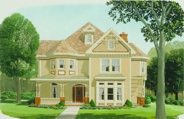 Full Rendering for House Plan #474770