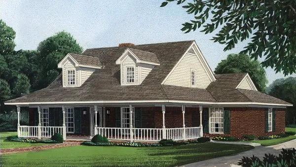 Full Rendering for House Plan #473871