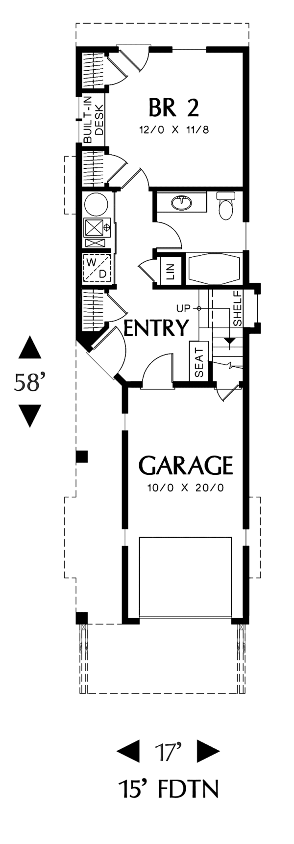 Main Floor Plan for House Plan #321107