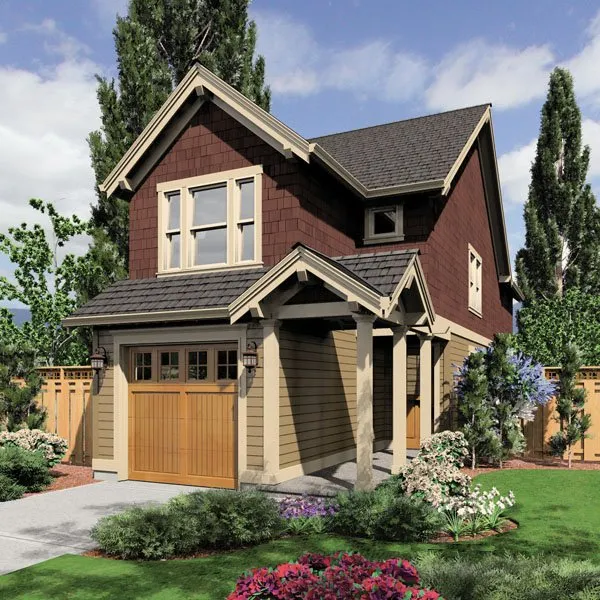 Full Rendering for House Plan #321110