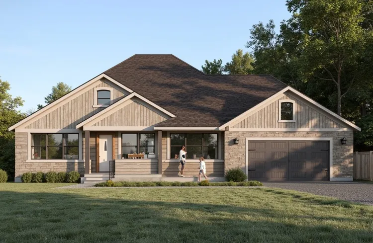 Full Rendering for House Plan #806071