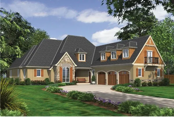 Full Rendering for House Plan #320932