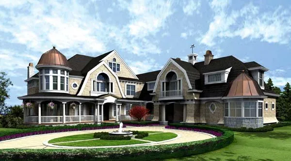 Full Rendering for House Plan #330557