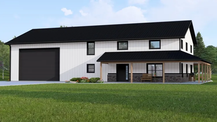 Full Rendering for House Plan #753303
