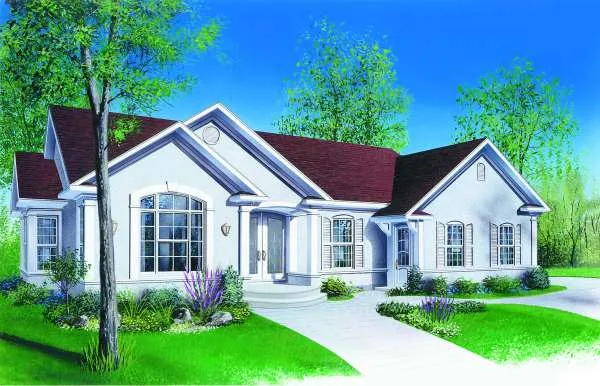Full Rendering for House Plan #148722