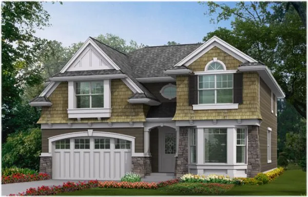 Full Rendering for House Plan #330952