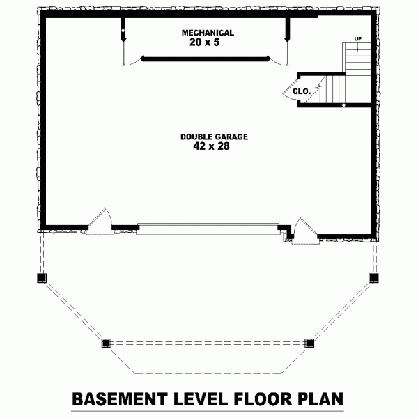 Basement Plan for House Plan #490821