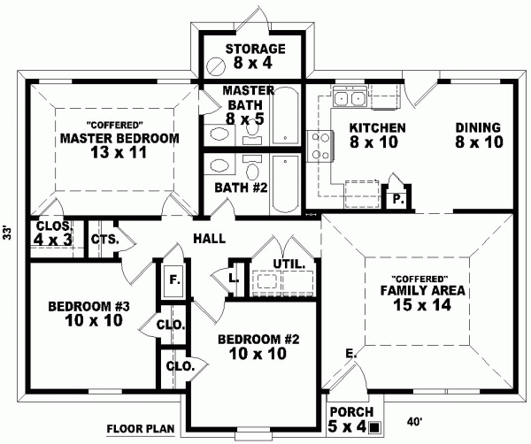 Main Floor Plan for House Plan #498601