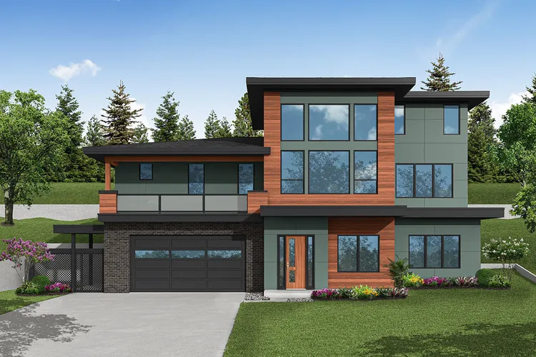 Full Rendering for House Plan #349383