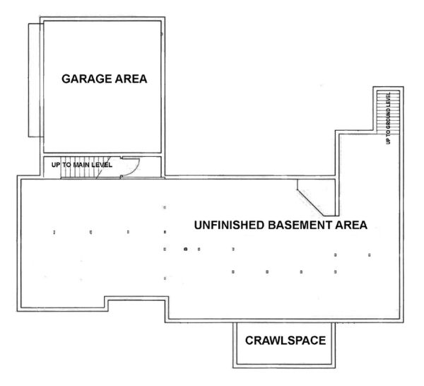 Basement Plan for House Plan #482971
