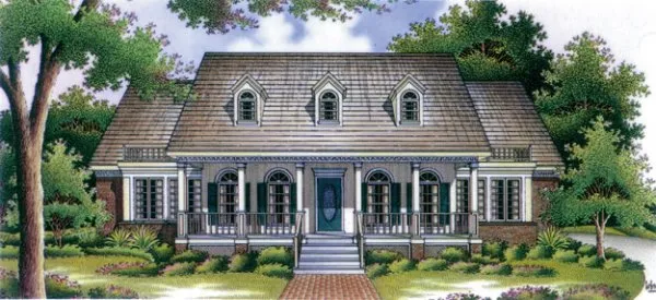Full Rendering for House Plan #480003
