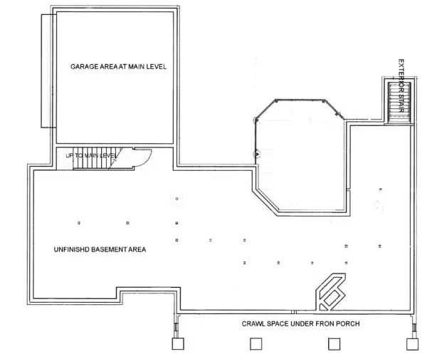 Basement Plan for House Plan #482061