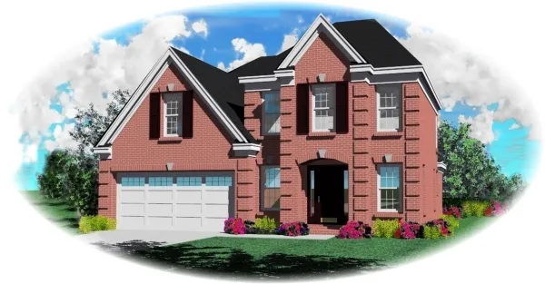 Full Rendering for House Plan #494121