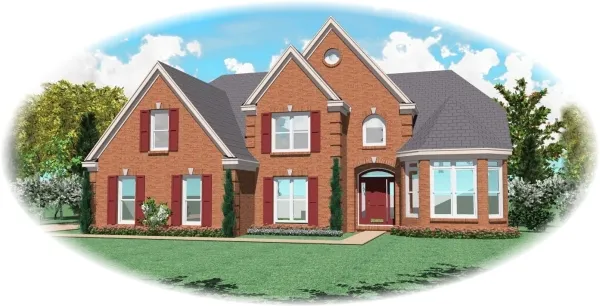 Full Rendering for House Plan #494881