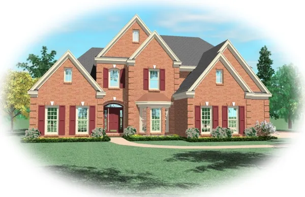 Full Rendering for House Plan #494981