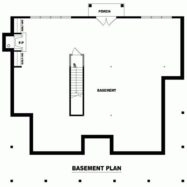 Basement Plan for House Plan #495181