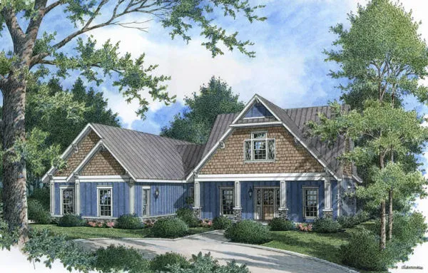Full Rendering for House Plan #484162