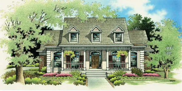 Full Rendering for House Plan #487012