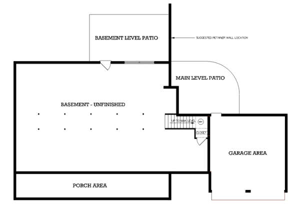 Basement Plan for House Plan #484031