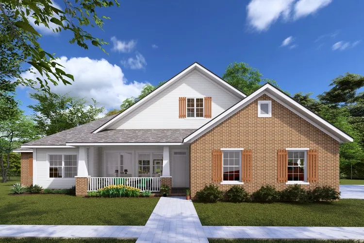 Full Rendering for House Plan #240781