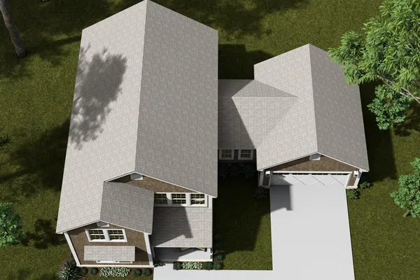 Full Rendering for House Plan #245722