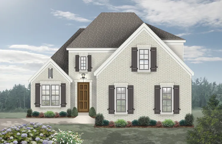 Full Rendering for House Plan #495191