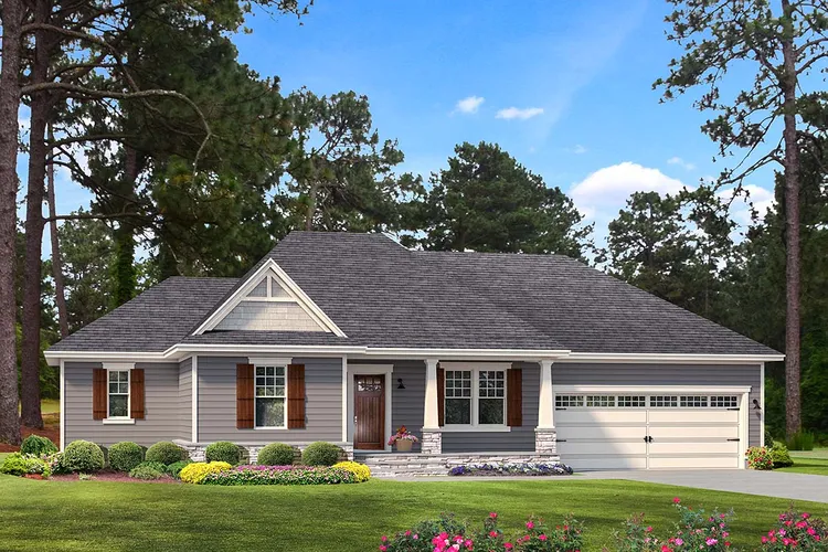 Full Rendering for House Plan #871361