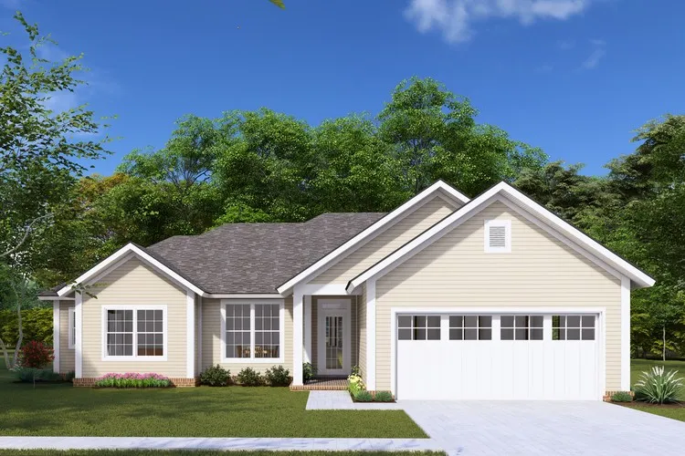 Full Rendering for House Plan #244921