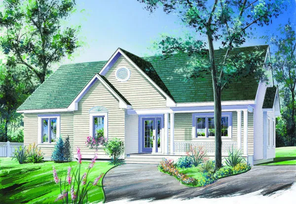 Full Rendering for House Plan #148712
